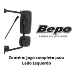 Espelho Retrovisor LE MB Axor Atego 1938S 1944S Bepo M038T completo