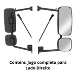 Espelho Retrovisor LD MB Axor Atego 1938S 1944S Bepo M038I completo