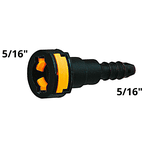 Conector Engate Rápido Reto 5/16"x 5/16" Trava Amarela QC141