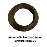 Arruela Cônico Liso 20mm Parafuso Roda MB 1111 1113