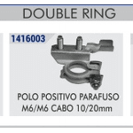 Terminal Bateria Polo Positivo 2 Parafusos 6mm Cabo 10/20mm Original MTA - 1416003