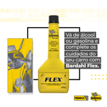 Kit 4 Aditivos Bardahl Flex Combustivel Limpa Bico Motor 200ml