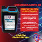 Desengraxante 5B Biomax Concentrado Limpeza Pesada Galão 5 L SLPlus