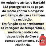 Aditivo Bardahl para Óleo Motor B12 Plus 500ml Veículos Gasolina Etanol e GNV