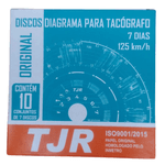 Disco TJR Diagrama para Tacógrafo 7 dias 125km/h