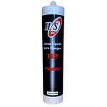 Cola Silicone Alta Temperatura Preta 300g 