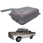 Tanque Combustível GM A10 C10 D10 Até 1984 Galvanizado Bepo C501A 65lts