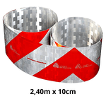 Faixa Refletiva Parachoque Avery Dennison 2,40mx10cm
