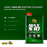 Aditivo Bardahl p/ Combustível MAX S10 Diesel 500ml 