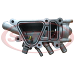 Carcaça Válvula Termostática Ford Fiesta Courier Ecosport Zetec 8v 03/06 Gasolina