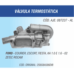 Carcaça Válvula Termostática Ford Fiesta Courier Ecosport Zetec 8v 03/06 Gasolina