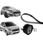 Kit Correia Dentada Motor Ford Ka New Fiesta 1.0 3 Cil. 12v 2016/ Kbio02