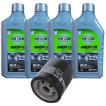Kit Troca de Óleo VR Lub 5w30 Ford Fiesta Ecosport Ka Focus Zetec Rocam 1.0 1.6 8v Gasolina e Flex 2002/ em diante