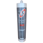 Cola Silicone Alta Temperatura Cinza 300g Hs Bond