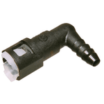 Conector Engate Rápido 90° 5/16"x 5/16" Trava Branca QC003