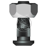 Conjunto Parafuso Roda Diant Esquerda Chevrolet D60 D11000 D12000 ZM