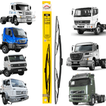 Palheta Limpador Parabrisa Caminhão VW Worker Delivery MB Accelo Atron HPN Volvo FH Dyna 172