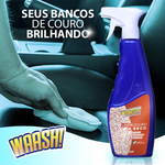 Limpa a Seco Estofados Em Couro Radiex Waash 500ml
