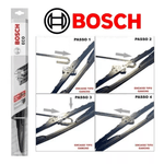 Palheta Parabrisa Eco B604 C3 Ecosport Fiesta Fusion Frontier Sorento Megane Bosch 3397010048 18/24 Polegadas