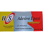 Kit com 5 Colas Adesivo Epoxi Transparente 15 minutos 24g