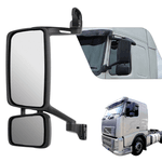 Espelho Retrovisor Volvo FH 2010/2014 FM 2010/2017 Completo L.Esquerdo Convexo