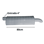 Silencioso Abafador Ford Cargo Volks Euro 3 Cummins Bepo W924
