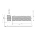 Parafuso Roda Tras Scania 7/8 x 105/115,5 Roda Aluminio 3078015