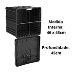 Caixa Box Carga Ferramenta Plástica Pequena 50x50cm Bepo B081I 