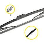 Palheta Limpador Parabrisa F250 F350 Sprinter MB Classe C Peugeot 405 605 Boxer Volvo S40 V40 Dyna 362