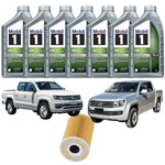 Kit de Troca Óleo Mobil 1 5w30 Amarok Motor Diesel 2.0 16v 2015/ Volkswagen Sintético