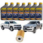 Kit de Troca Óleo Ipiranga Sintético 5w30 Motor Diesel Amarok 2.0 16v 2015/ Volkswagen