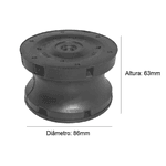 Coxim Câmbio Scania 112,113, 143 / Dianteiro Motor 110, 111 R073