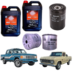 Kit Troca de Óleo D10 D20 D40 Motor Perkins Q20B 4236 GM Chevrolet com Filtros