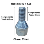 Parafuso Roda Fiat Argo Cronos Mobi Strada Fastback Pulse Original