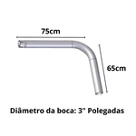 Cano Longo Saída do Silencioso Mercedes Benz 1113 / 1313 / 1513 / 2013