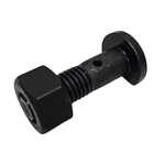 Conjunto Parafuso Roda Raiada Tras Caminhão Dogde Ford F21000 GM Chevrolet D70