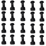 KIT 20 PARAFUSO RODA RAIADA TRAS CAM FORD CHEVROLET D70 DODGE