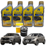 Kit Troca Óleo 5w30 Ipiranga Hyundai HB20 1.0 2016/ Creta 1.6 12v Turbo 2021/ 