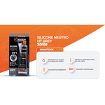 Cola Silicone Alta Temperatura Até 315°C Neutro HT Grey SS151 Sieger 60g
