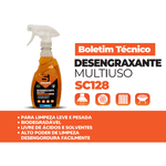 Desengraxante Multiuso Sieger Pronto Uso Limpeza Leve e Pesada SC128 500ml
