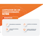Limpa Ar Condicionado Higienizador Sieger Carro Novo 200ml