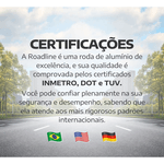 Roda 10 Furos Alumínio 295 Polimento Externo Forjada - Alto Brilho - Roadline Caminhão Carreta