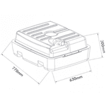 Tanque Combustível Diesel Plástico GM A/C/D20 90litros Bepo C501C