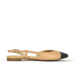 Sapatilha Slingback Bicolor