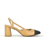 Scarpin Slingback Bicolor