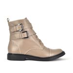 Bota Coturno Feminino Cinza