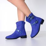 Bota Nobuck Azul