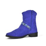 Bota Nobuck Azul