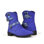 Bota Nobuck Azul