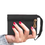 Kit Mochila Luxo Social com Bolsa e Porta Moedas Preto